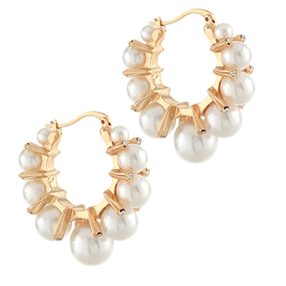 Pearl Hoops